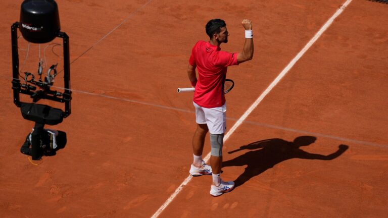 Novak Djokovic beats rival Rafael Nadal 6-1, 6-4 at the Paris Olympics