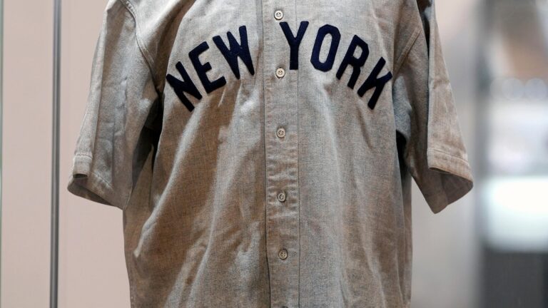 Babe Ruth’s ‘called shot’ jersey could get as much as $30 million at auction