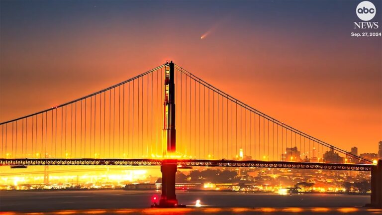 WATCH:  Comet streaks across skies over California