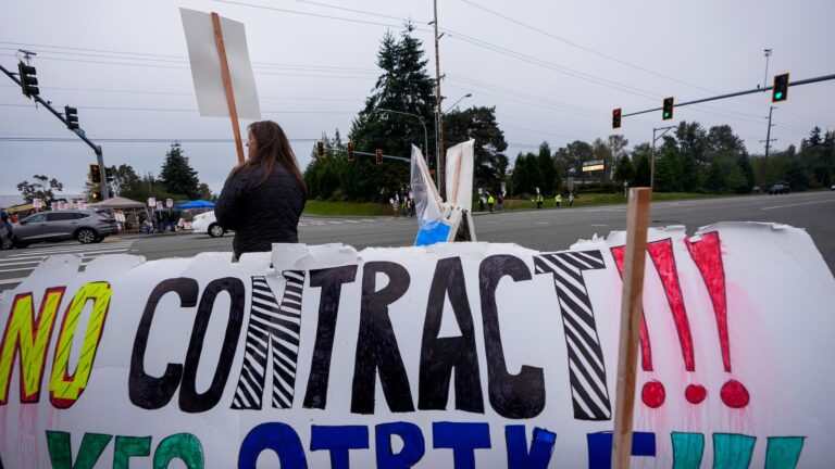 Boeing says it’s considering temporary layoffs to save cash during the strike by machinists