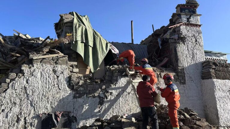 At least 95 dead, scores injured in 6.8 magnitude earthquake near holy city in Tibet, Chinese media reports