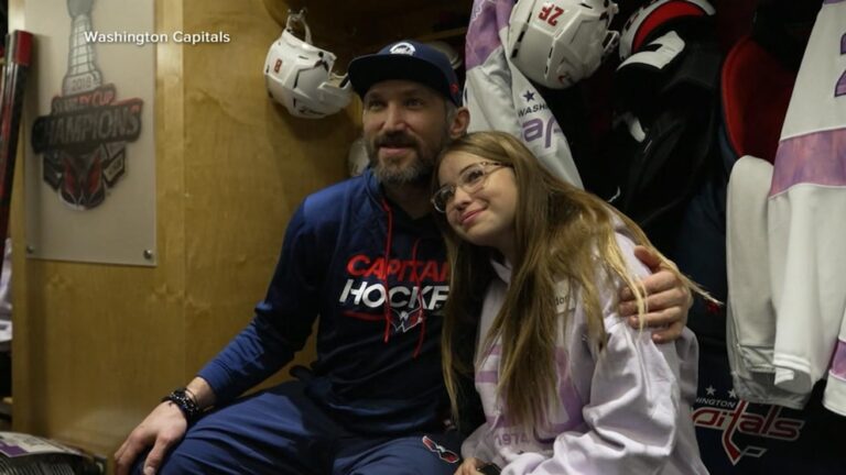 WATCH:  Hockey great Alex Ovechkin making a difference