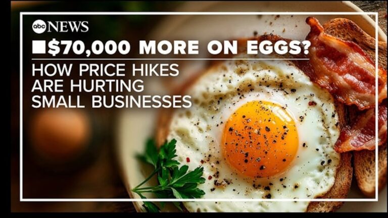 $70,000 more a year for eggs: How price hikes are hurting small businesses